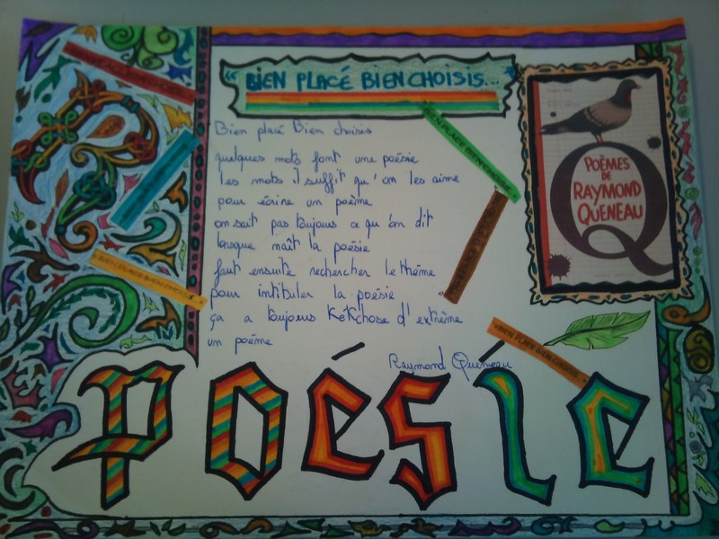 Anthologie poétique 4èC et 4èD - Collège Les Nénuphars